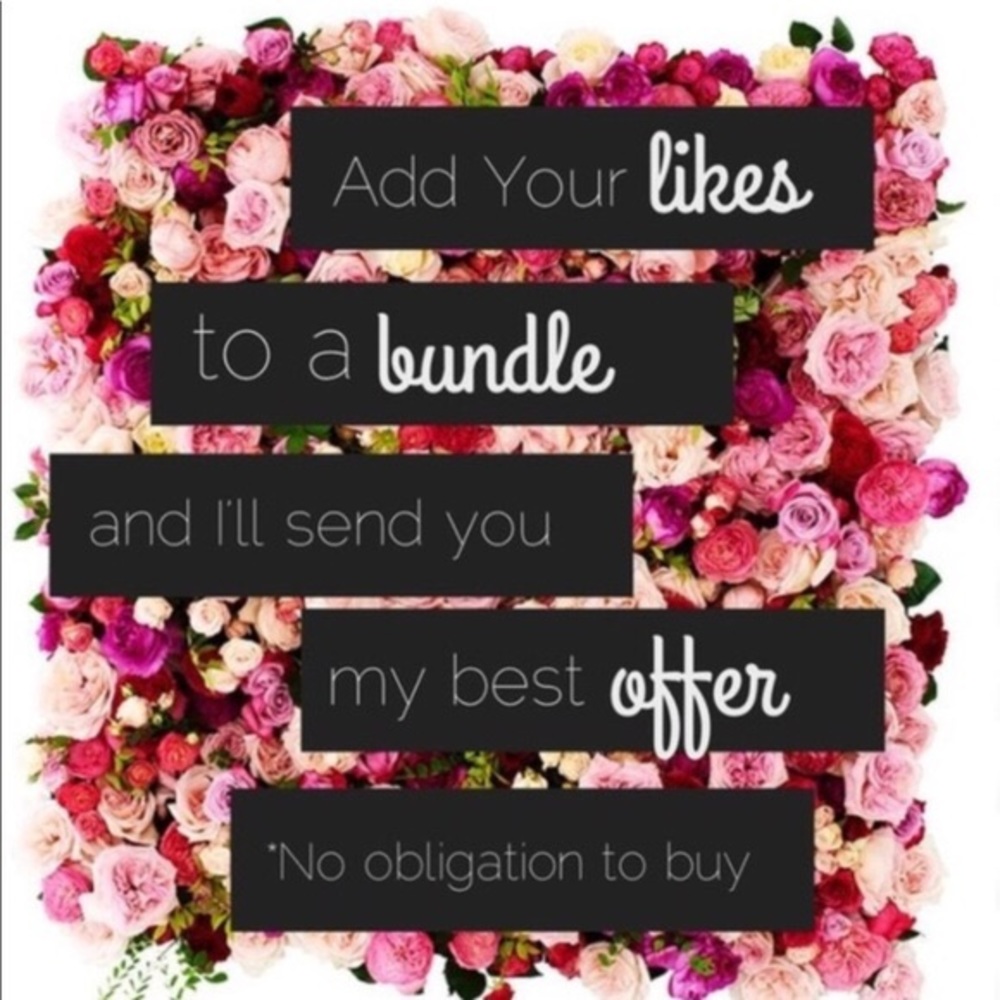 🌸Add your likes to a bundle🌸